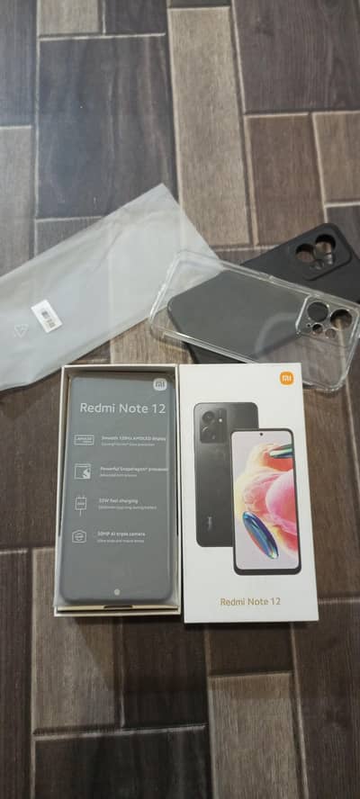 Redmi note 12 8/128 Box Open Condition