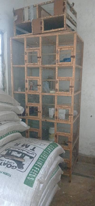 15 portion and 10 portion cage