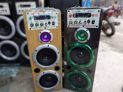 Excellent Woofer Speakers with Tweeter Brand New Bluetooth Audionic