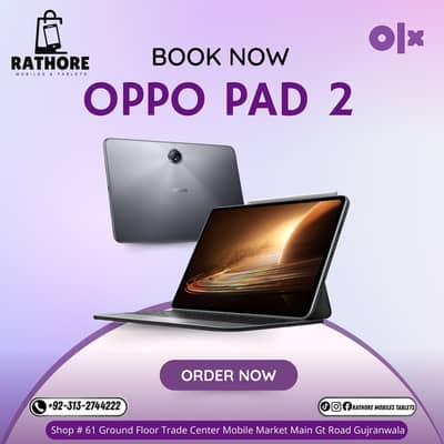  OPPO Pad 2 – Now Available for Sale! 