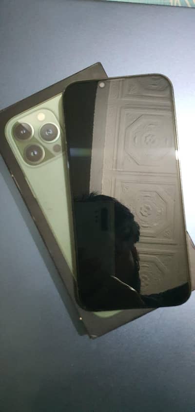 Iphone 13 Pro Max 128gb Alpine Green Color with Box and PTA Approved