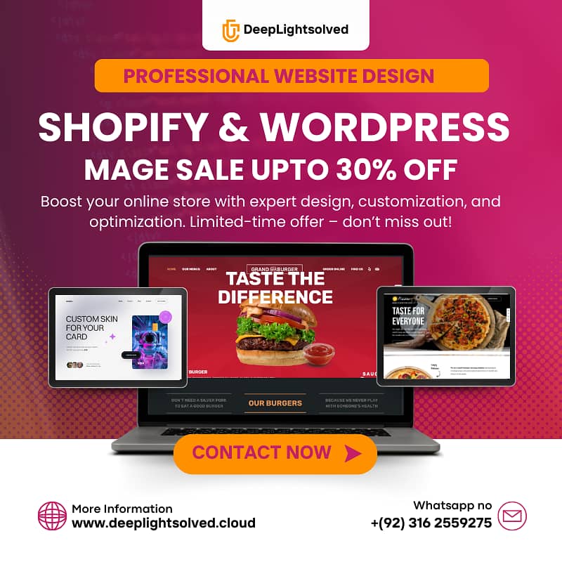 Professional WordPress & Shopify Website Development Services 0