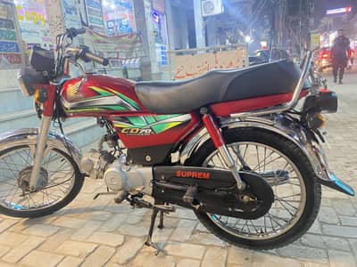 moterbike 2022 model clear condition