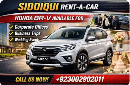 Honda BRV latest model 7 seater SUV for Wedding/Corporate  events