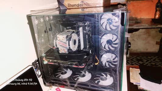 Thunder TGC 666 Triple Glass Gaming Pc Case With 3 Fans Or 6 Fans