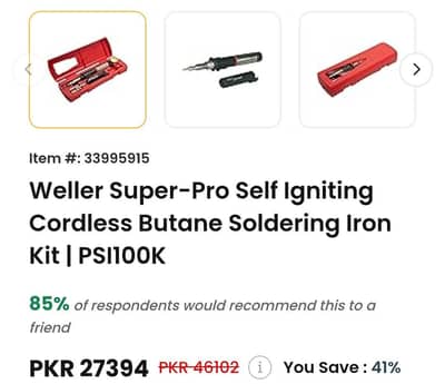soldering iron gas