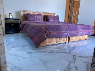 2 Bedroom New Ground Portion Available For Rent Chaklala Scheme3 gulriz 1 government haring available