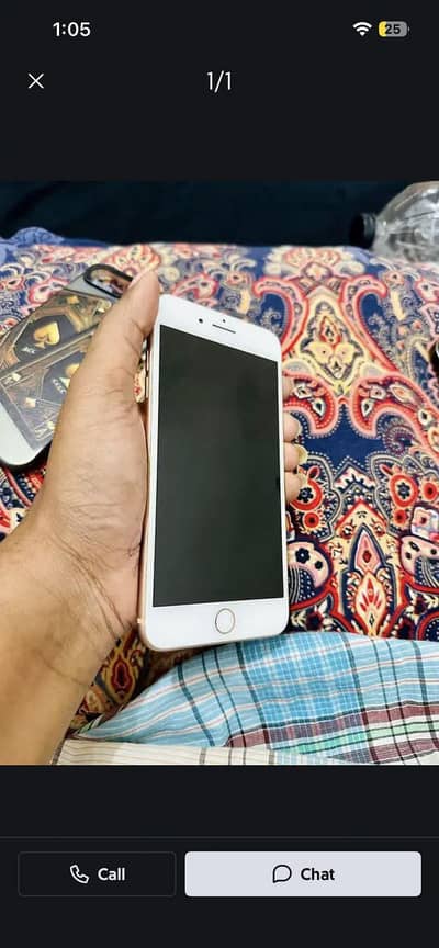 iphone 6 plus 128 GB with box my WhatsApp number 0347/72/98/721