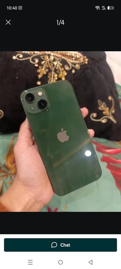 Iphone 13 green   128gb 10/10 battery  health 94