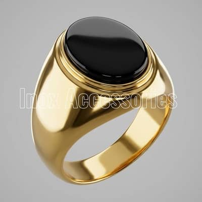 Original Yamni Aqeeq Gents Ring