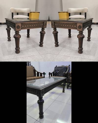 Chinioti coffe table set | 3 table set 3 tables