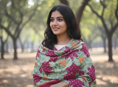 2pc printed suits and shawls sapphire, ethnc