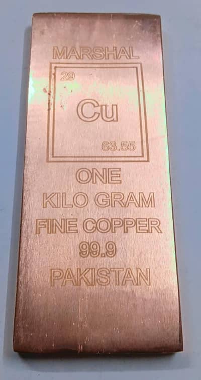 copper biscuits one kilogram pure 99.9 copper