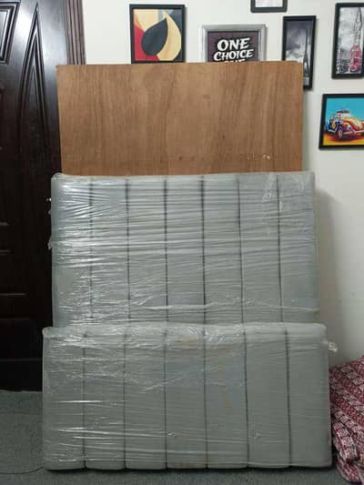 Single Bed with 2 Side Tables (With/Without Mattress)