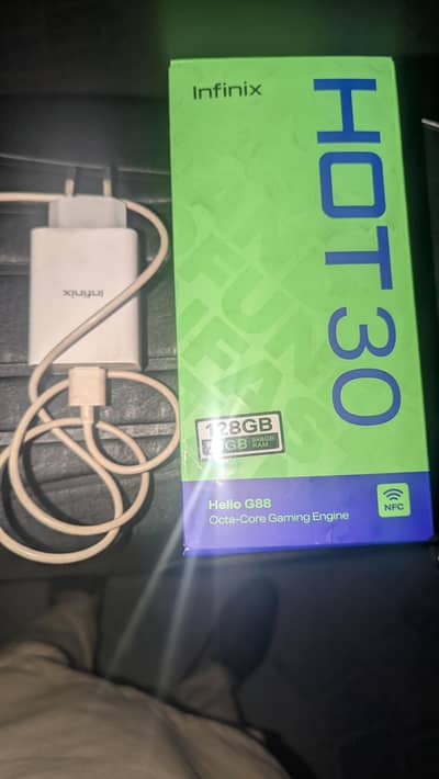 Infinix Hot 30 8+8/128GB with box Total original Official PTA Dual Sim