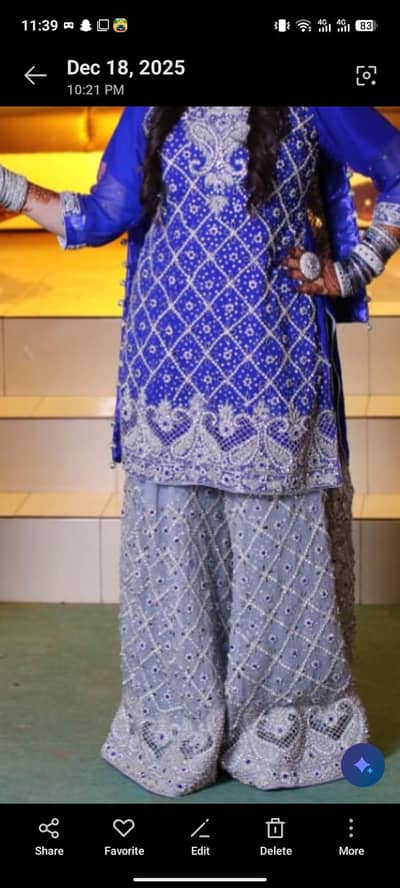 Bridle sharara only 1 time use