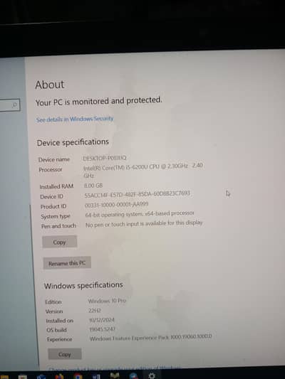 Toshiba laptop good condition
