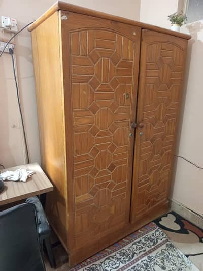 two door wooden Almirah