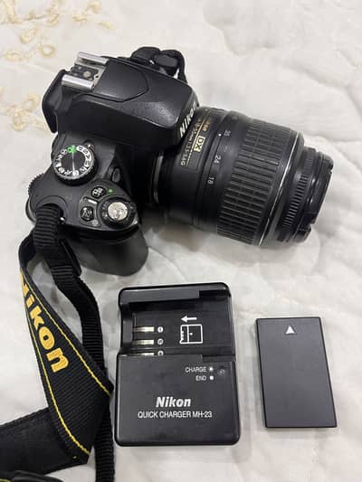 Nikon D-60 camera with lens and all accessories