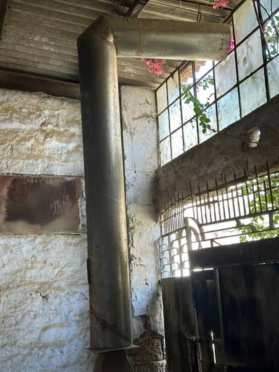 Steel hollow chimney