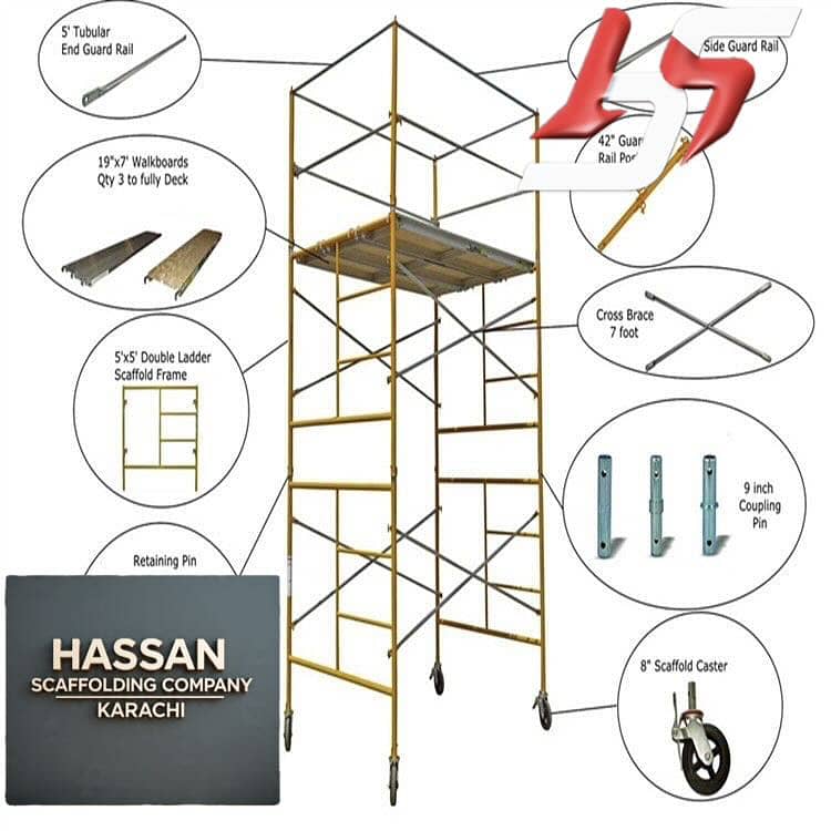 SCAFFOLDING , PORTABLE Frames, SHUTTERING Platform, PIPE FOLDING 0