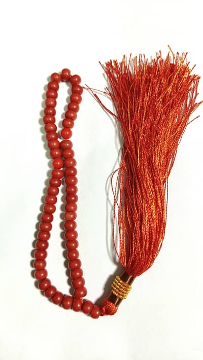 Red Coral Marjan tasbeeh original tasbih best quality