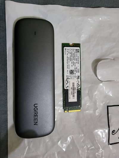512 GB NVME SSD WITH USB 3.0 CASE