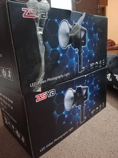 Full Studio Setup High Quality 60W 2 LED and 2 Softbox with 1RGB Light