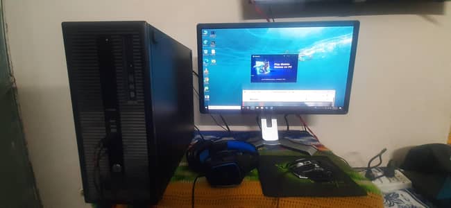 Core i7 4th generation with 24 inch dell lcd