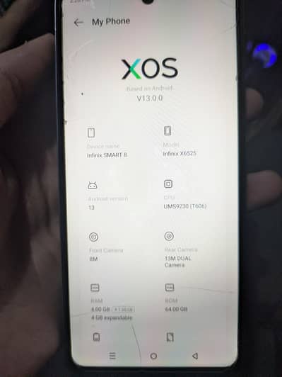 infinix smart 8 dual sim approved total geniune