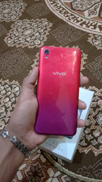 vivo y91c with box