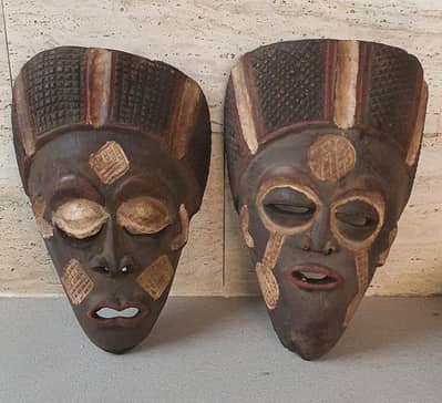 African carving faces