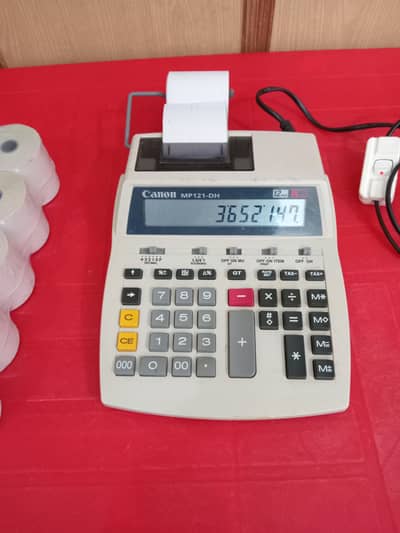 Canon Digital Electric Bill Calculator and Printer with 10 Rolls