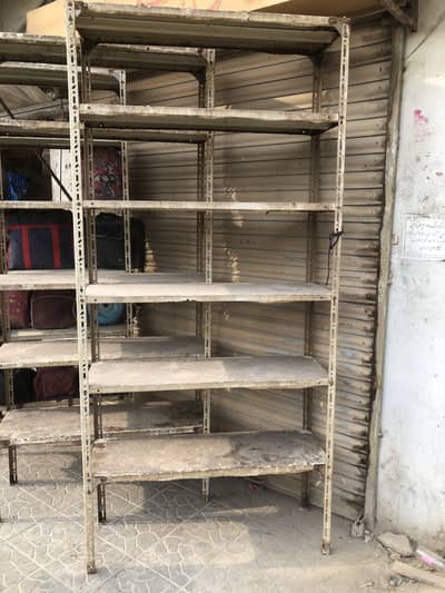 Iron shelves