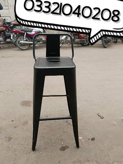 O332lO4O2O8 Cafe Chair Restaurant Chair Metal Stool Bar Chairs