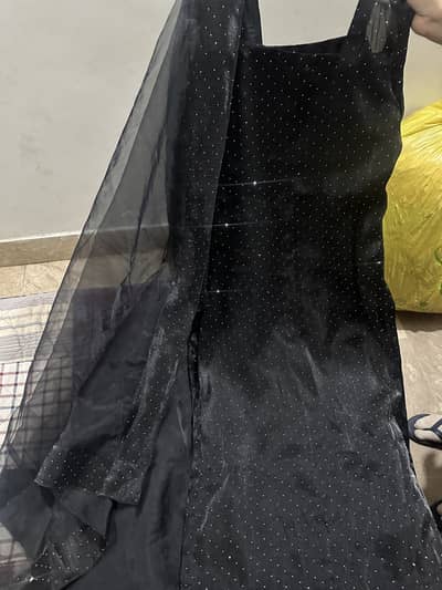 Black suit ( Long shirt ) 3 piece