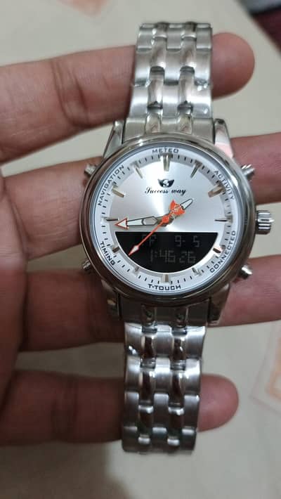 Men Watch New Dual timer