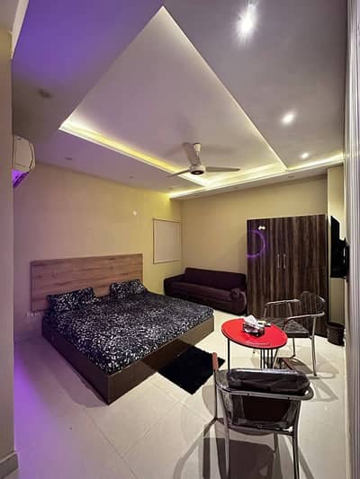 FURNISHED STUDIO FLAT FOR RENT IN JOHAR TOWN LAHORE