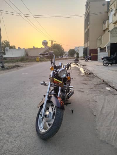 urgent sale_ rare Vista chopper 125cc(doc) heavy bike| unique chopper