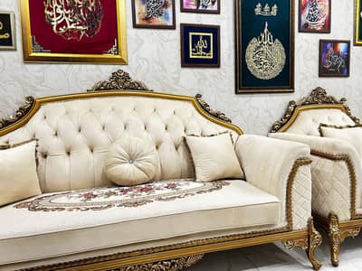 Luxury Classic Sofa Set – Royal Design
