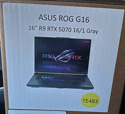 ASUS ROG STRIX G16 RYZEN R9 RTX 5070 8GB DDR7 Gaming laptop