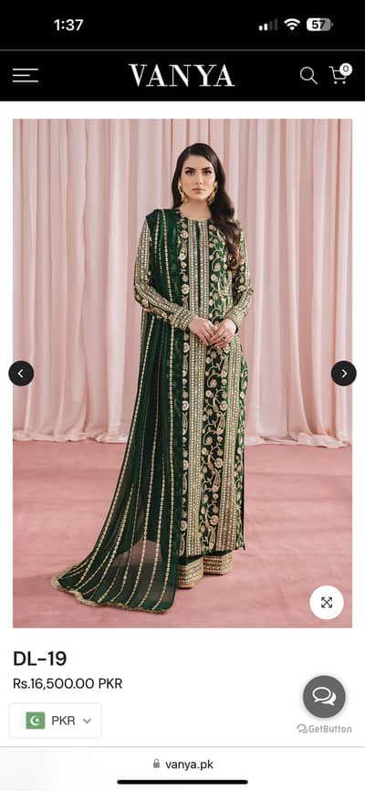 Vanya 3pc chiffon fancy wear