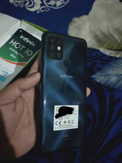 Infinix Hot 10 mint Condition
