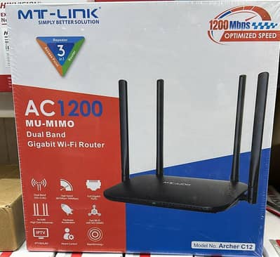 Mt-link ac1200 5g dual band gigabyte router