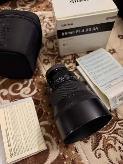 Sigma 85mm F/1.4 Emount Sony DG DN
