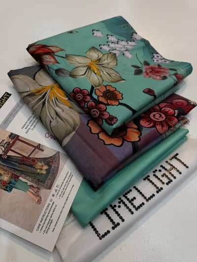 limelight 100%pure doriya lawn 3piece suit