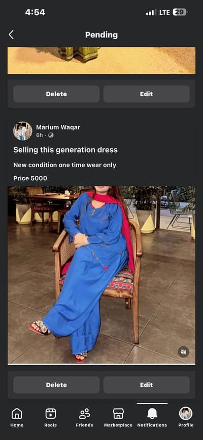 Farshi shalwar dress