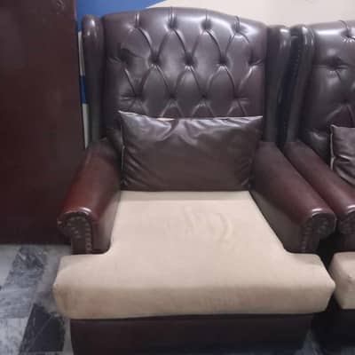 old sofa repair new fabric change and new design per seat 2500