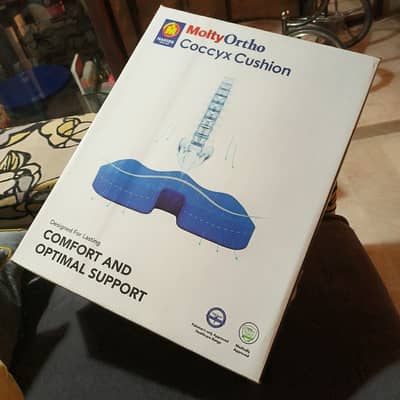 MOLTYORTHO FOAM COCCYX CARE CUSHION SPINE POSTURE SUPPORT!!
