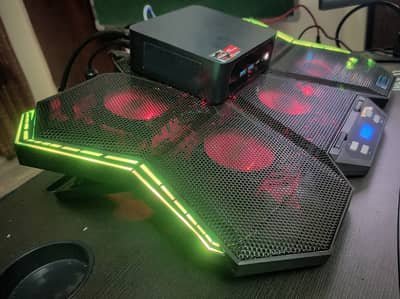 COOLCOLD 6 FANS +/-2900RPM ADJUSTABLE COOLING PAD STAND FOR 17 LAPTOPS